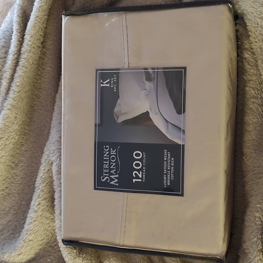 NEW-King Sheet Set